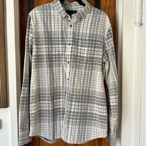 NWT Banana Republic Slim Fit Corduroy Plaid Shirt